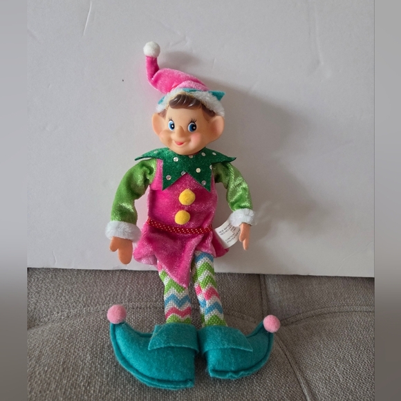 Colorful Christmas Elf  Toy - Picture 1 of 8
